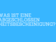 Was ist eine Abgeschlossenheits­bescheinigung?