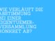 Wie verläuft die Abstimmung bei einer Eigentuemerversammlung konkret ab?