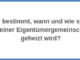 Wer bestimmt, wann und wie stark bei einer Eigentümergemeinschaft geheizt wird?