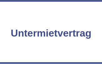 Untermietvertrag