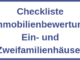 Checkliste Immobilienbewertung Ein- und Zweifamilienhäuser