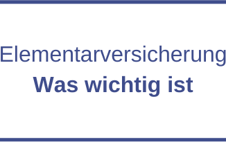 Elementarversicherung