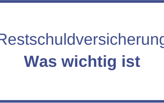 Restschuldversicherung