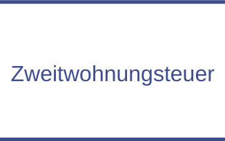 Zweitwohnungssteuer