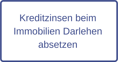 Kreditzinsen bei Immobiliendarlehen absetzen