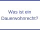 Dauerwohnrecht