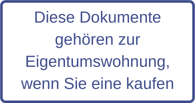 Diese Dokumente gehören zur Eigentumswohnung, wenn Sie eine kaufen