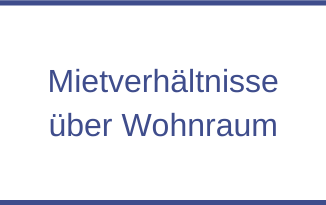 Mietverhältnisse über Wohnraum