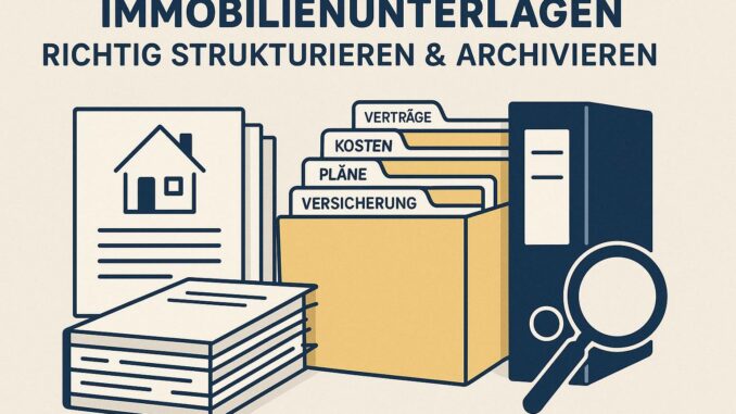 Immobilienunterlagen richtig strukturieren Immobilienunterlagen richtig strukturieren