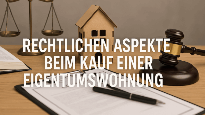 rechtlichen Aspekte beim Kauf einer Eigentumswohnung