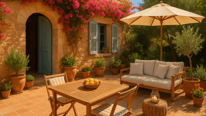 Mediterranes Lebensgefühl vor der Haustür Mediterranes Lebensgefühl vor der Haustür: So wird die heimische Terrasse zum Urlaubsplatz
